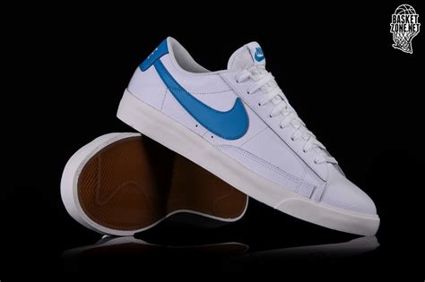 nike white with blue swoosh